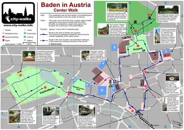 Baden in Austria Center Walk preview